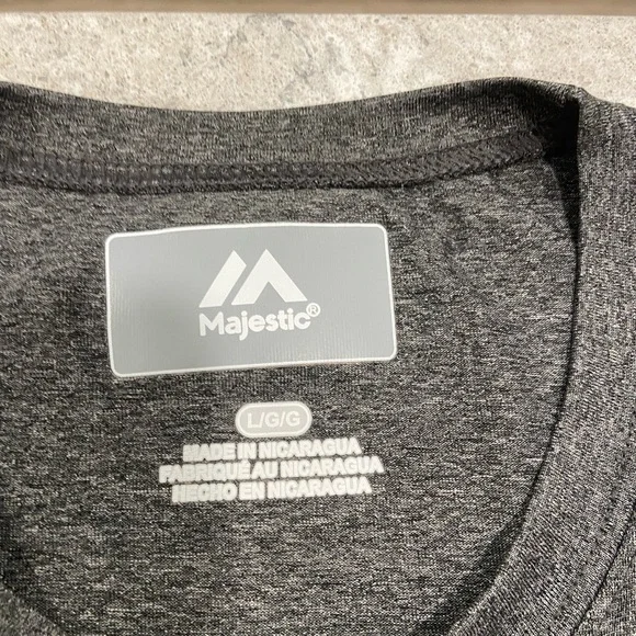 Baltimore Orioles MLB Majestic Charcoal T-Shirt-Large - Picture 3 of 6